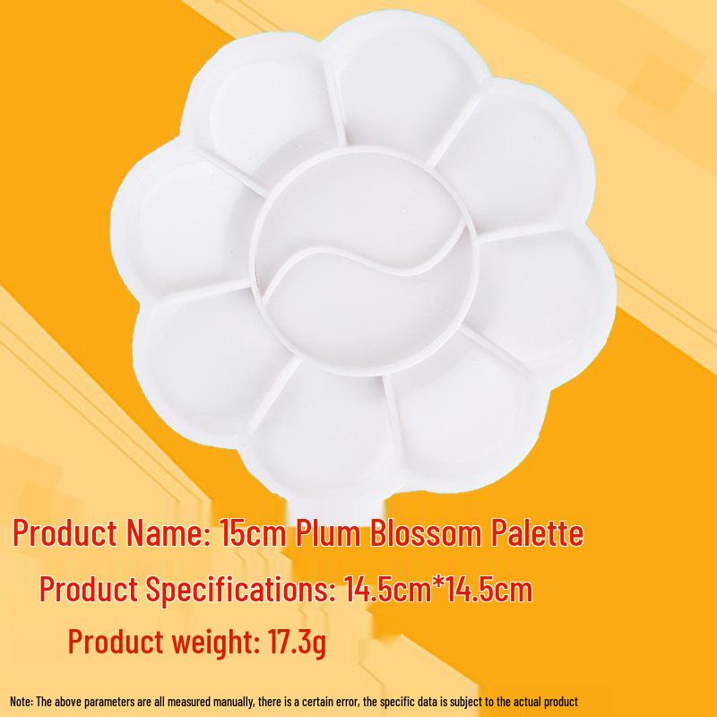 Children's Plastic Color Mixing Palette for Gouache Paints