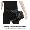 Multiple Compartments Motorcycle Thigh | PU Leather, Waist Bag with Leg Strap, for Outdoor