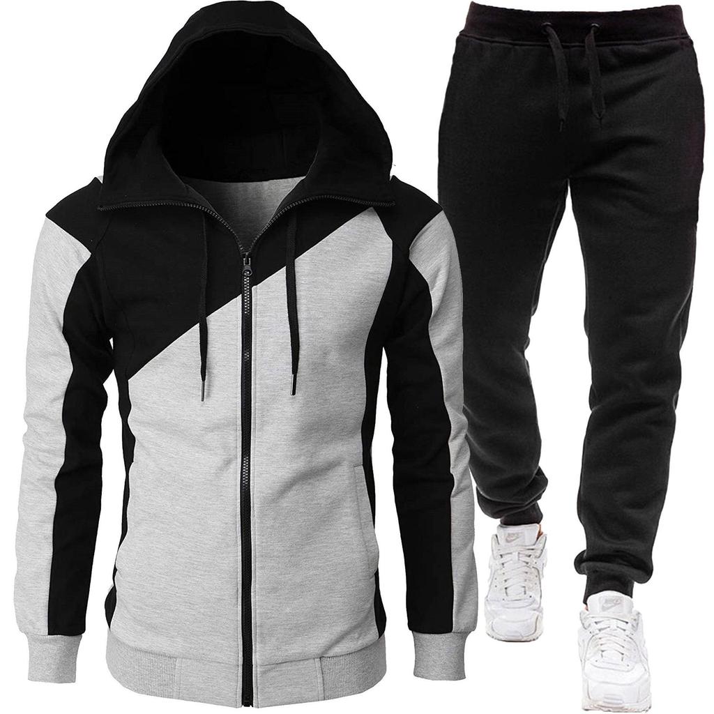 Men's Two-Tone Sports Jacket + Velvet Winter Suit 