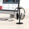 Black Premium Headset Stand Durable And Exquisite Craft Universal Holder For All Headsets Office