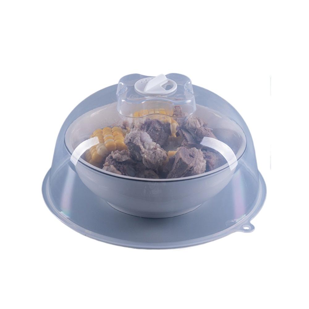 

Прочная прозрачная нагревательная крышка Утолщенная пластиковая крышка для еды Многоразовая Защита от брызг Пыленепроницаемая крышка Сохранение