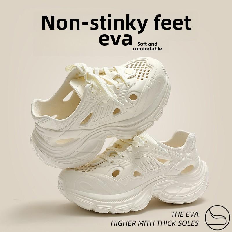 Boty s otvorem pro zvýšení výšky pro ženy a muže, plážové a pobřežní protiskluzové EVA s tlustou podrážkou, proti zápachu, tužinka, cool mop pro ženy a muže