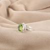 Peridot Gemstone 925 Sterling Silver Handmade Jewelry Women Ring Gift For Mother RR-76-8