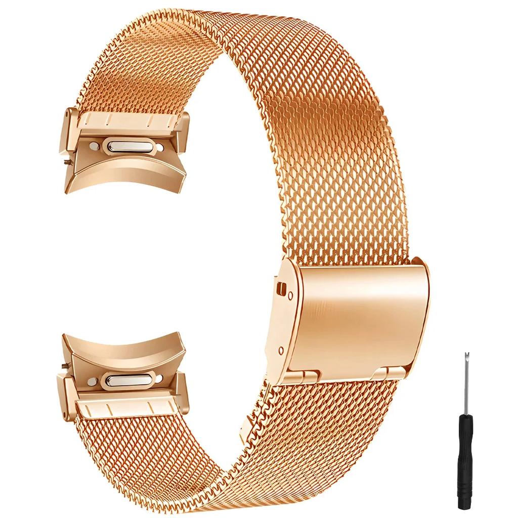Edelstahlarmband ohne Lücken für Samsung Galaxy Watch 4 5 6 7 40 44mm 6 4 Classic 43mm 47mm Metallarmband für Galaxy 5Pro
