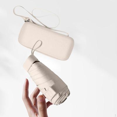 Folding Umbrella Compact Fashion Easy To Storage Windproof Sun Protection Travel for