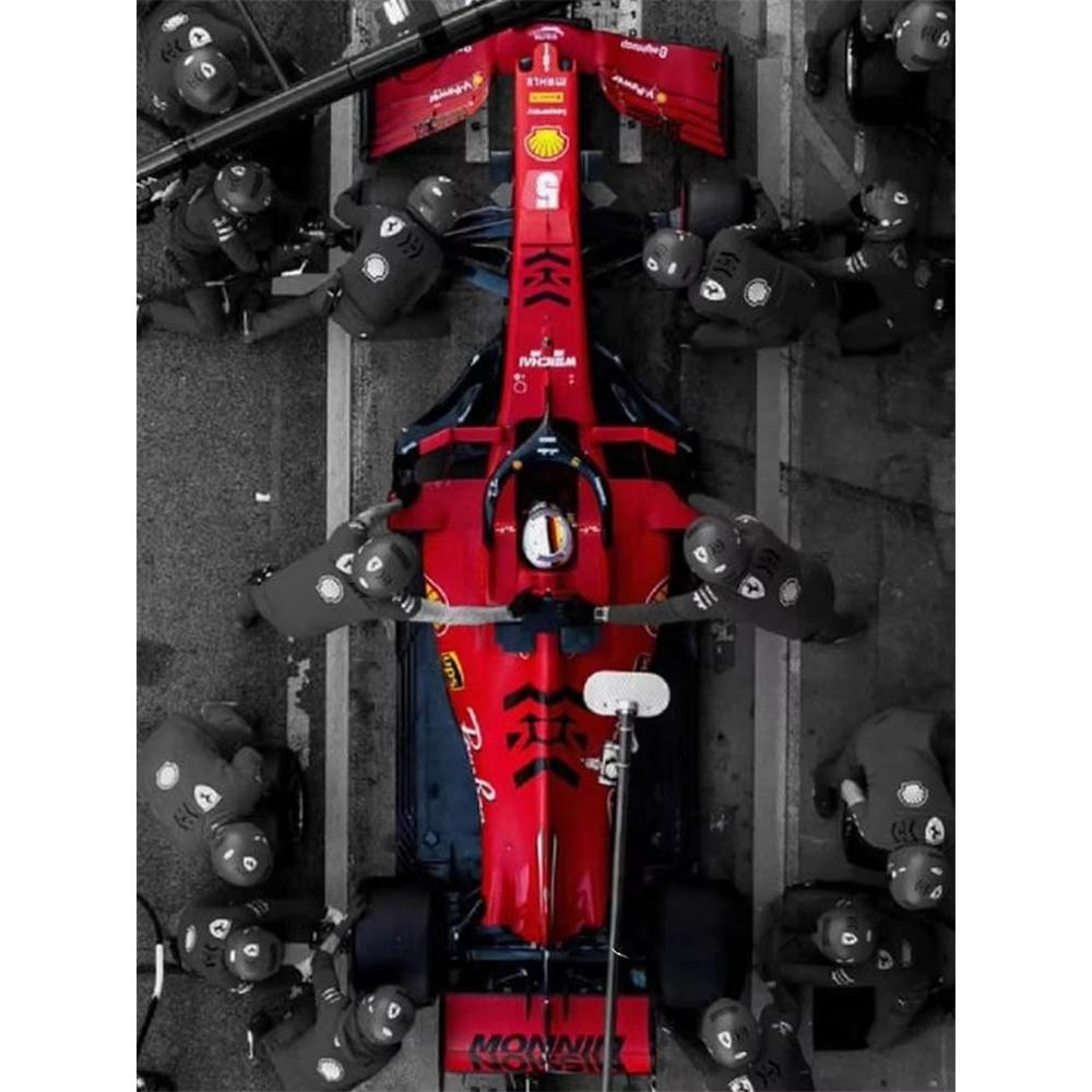 F1 Racing 5D Diamond Painting Kit DIY Handcraft Art Full Round_Square Drill Rome Decor Gift for Friends