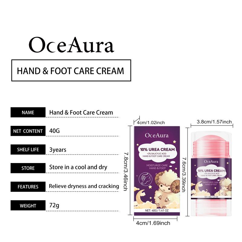 Oceaura Hand Foot Care Stick Gentle Nourish Protect Exfoliating Cleansing Daily Hand And Foot Skin Care Stick