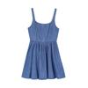2025 Summer Women's Fashion Flared Hem Denim Dress - European & American Style