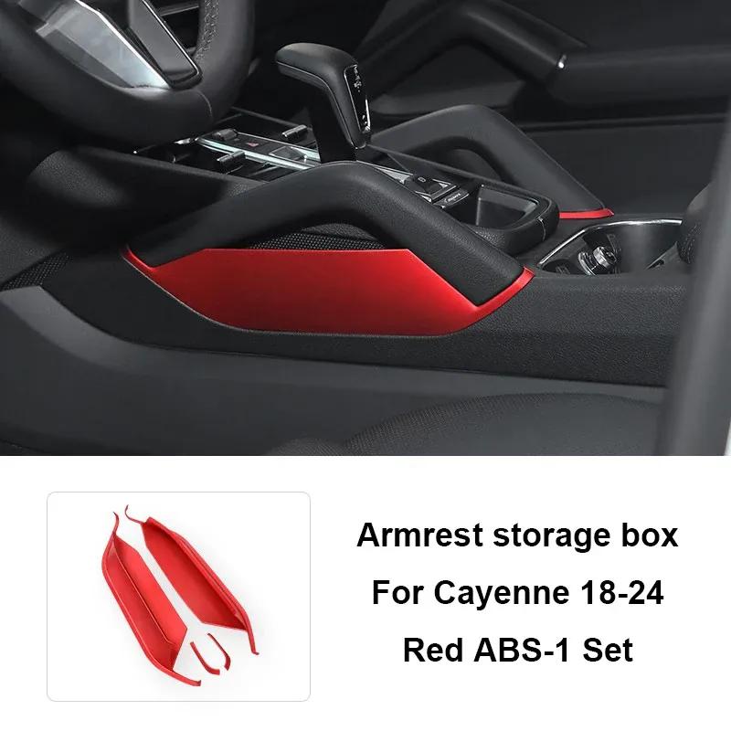 For Porsche Cayenne 2018      2024 ABS Car Central Control Armrest Storage Box Interior Modification Protect