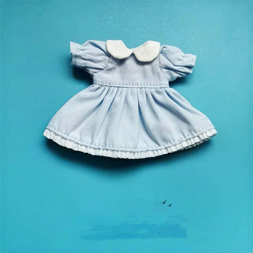 Fashion Dolls Outfits Dresses Puff Sleeve Doll Clothes Skirt  1/11 OB11 Dolls/1/12 BJD