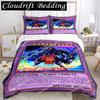 Cartoon Dark Magician Duvet Cover Comforter Fear Bedding set Soft Quilt Cover and Pillowcases for Teens SingleDoubleQueenKing
