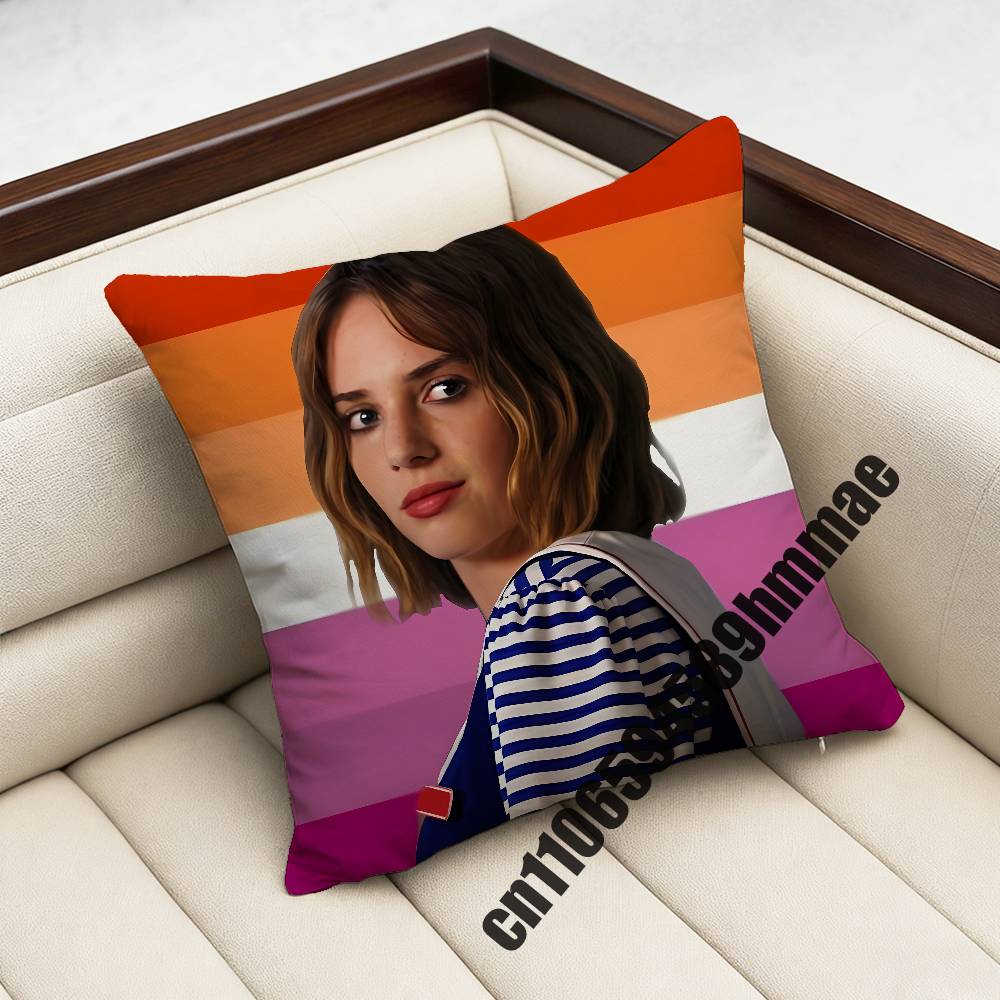 For Maya Hawke Cat Throw Pillow Case Sham xcm Decoration Square Chair Pillowcase Pad Cover