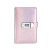 PU Leather Cover Password Lock Saving Notebook Budgeting Education Book  Financial Literacy
