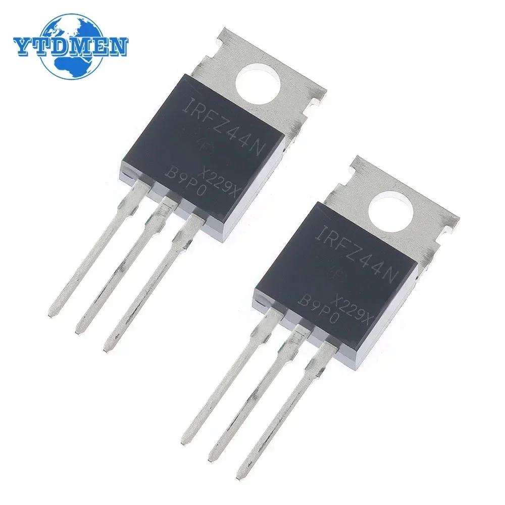 5PCS IRFZ44N Mosfet IRFZ44 N-Channel Power MOSFET Transistor 49A 55V  3-Pin TO-220 Transistors Kit
