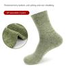 Outdoor Sports Socks, Mid-Calf Winter Socks, Ultra-Thick High-Altitude Warm Socks for the Elderly, High-Elasticity Breathable and Wear-Resistant