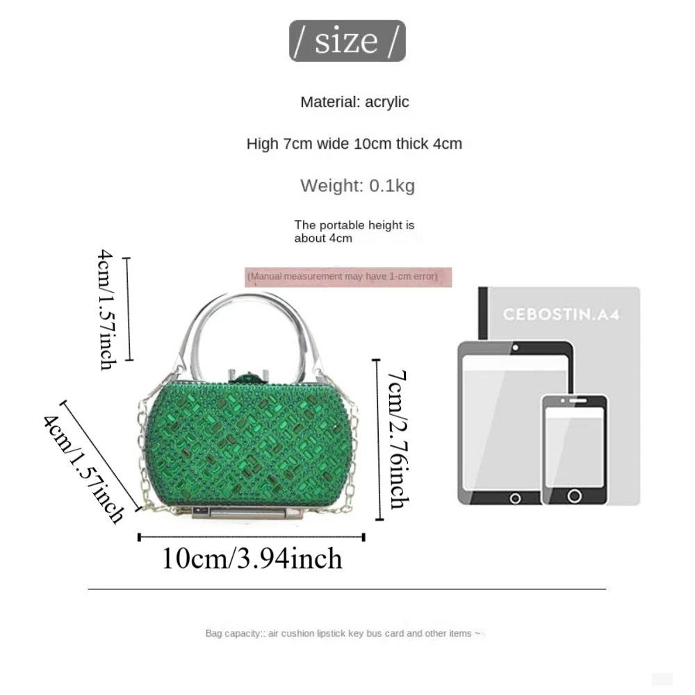 Elegant Evening Clutch Bag Korean Style Mini Banquet Chain Bag Chic Mini Crossbody Bag  Party