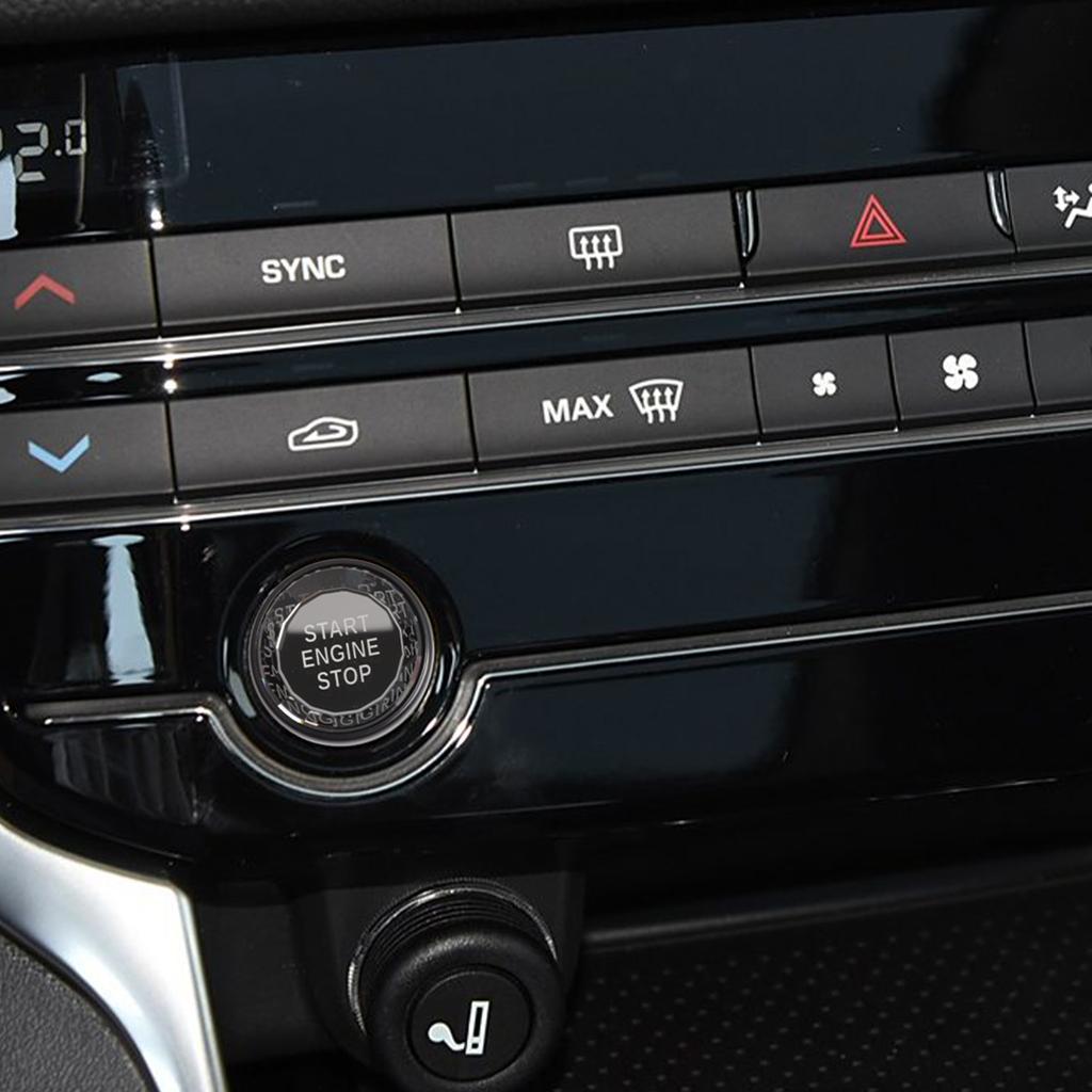 Engine Button Knob Switch Decor Cover Car Startup Button Decoration Fits For Jaguar XF XE For F-Pace 2016 2017 2018 2019