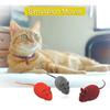Interactive Sound Plush Rubber Vinyl Mouse Pet Cat Realistic Sound Toys Flocking Mouse Funny Cat multi-Colors Pet Toys