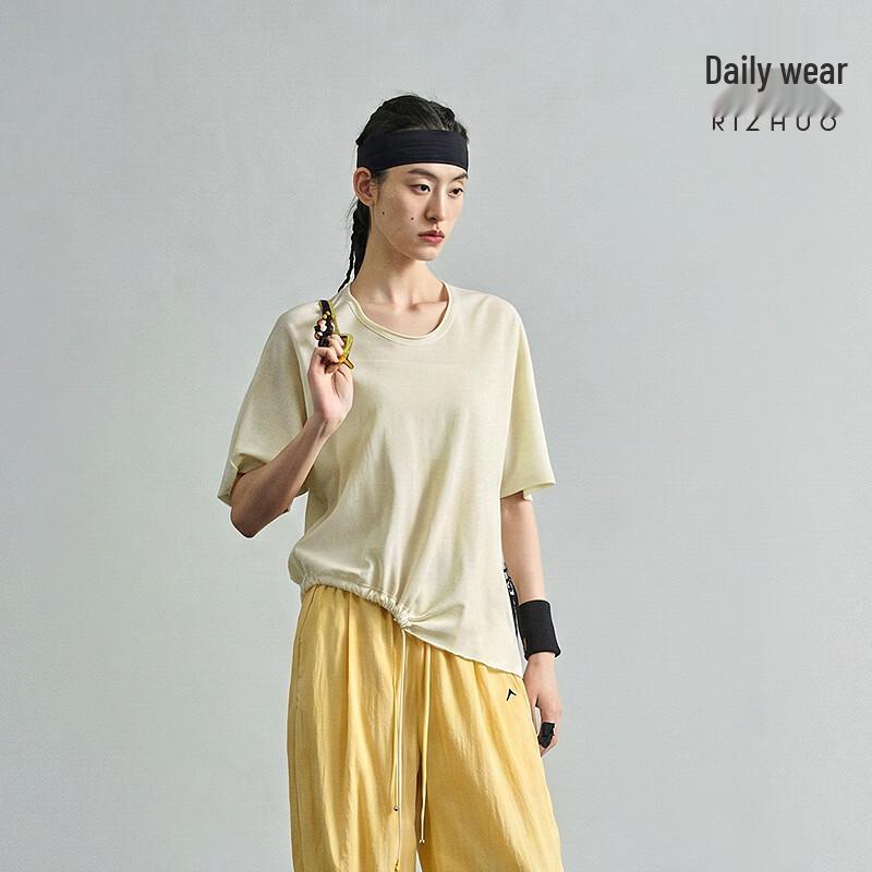 Rizhuo Drop Shoulder Short Sleeve T-Shirt XL