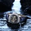 Rotating Gypsy Star Empty Disc Diamond Watch Men'S Fashion Sun Moon Star Waterproof Luminous Men'S Watch