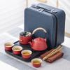 Portable outdoor travel tea set with gifts Business company high-end gifts