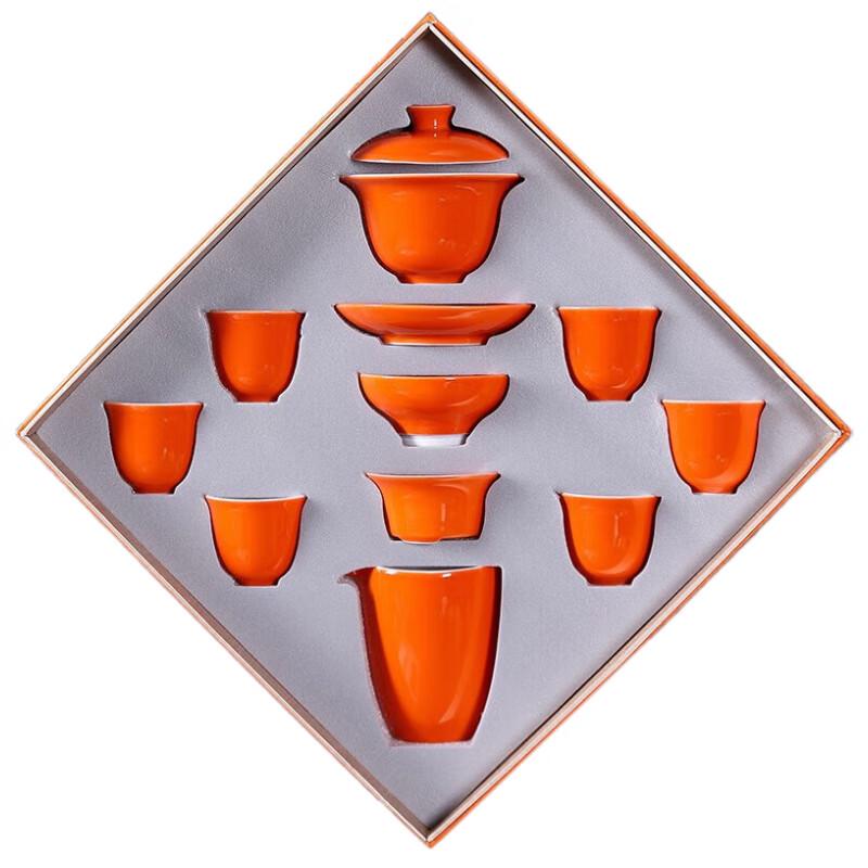 Chinese Ceramic Gaiwan Tea Set