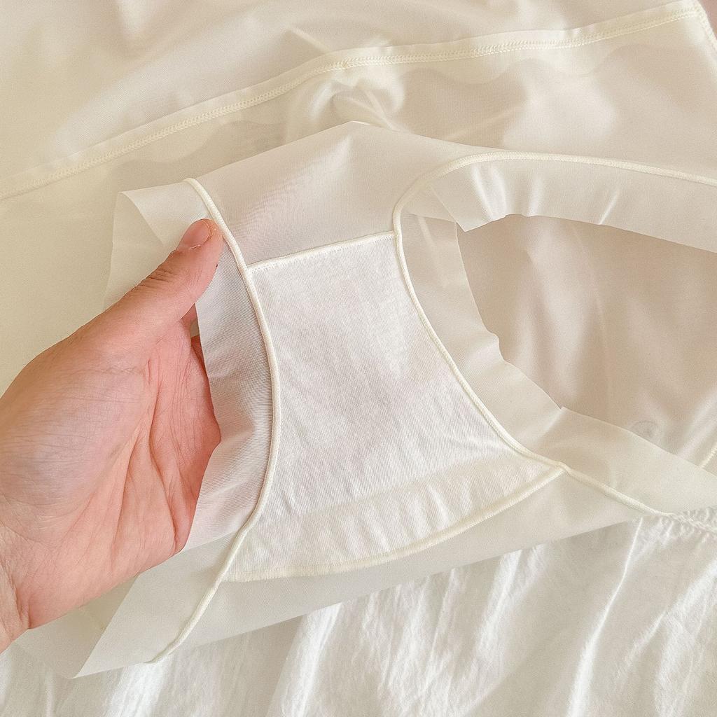 Damenunterwäsche, elastische, atmungsaktive, spurlose, antibakterielle Höschen, dünne Slips mit mittelhoher Taille