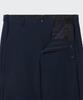 Musinsa Standard Deep Tuck Overlap Wide Hidden Banding Slacks [Navy]