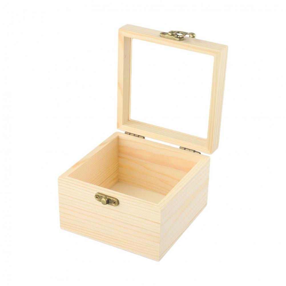 Beautifully Designed Wooden Craft Box for Mosaic and Jewelry Storage