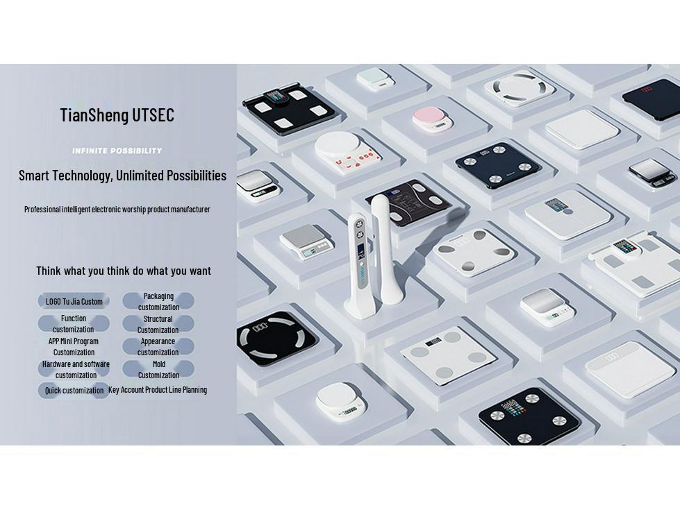 Tiansheng High-Precision Kitchen Scale: Compact Electronic Weigher for Coffee and Baking