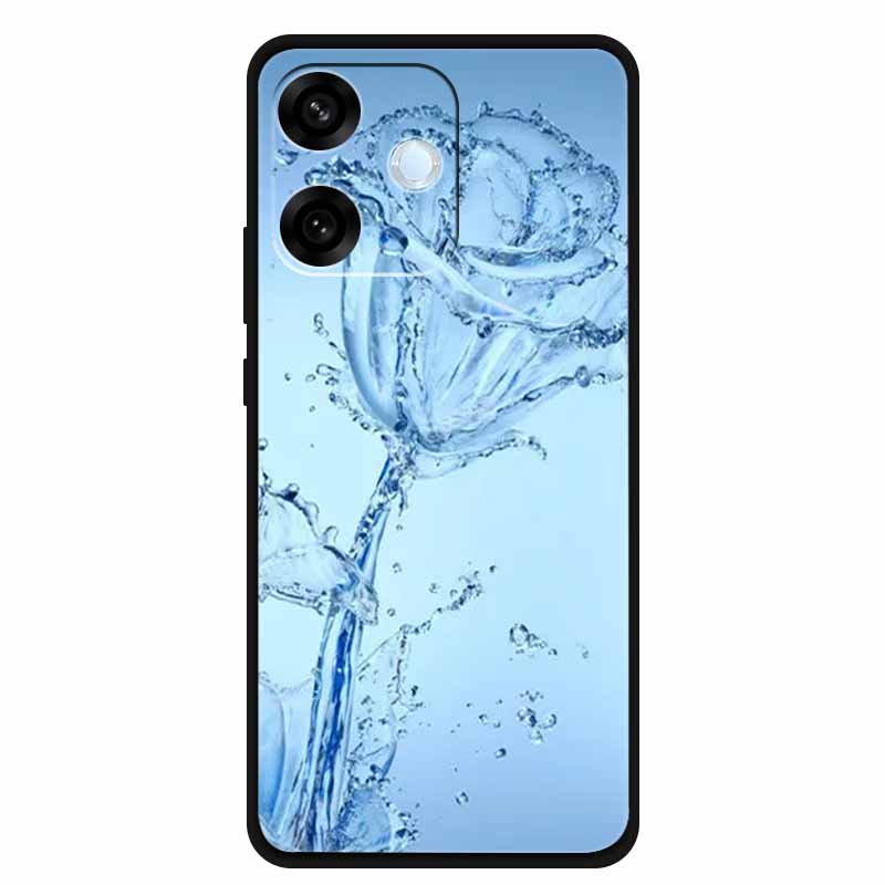 For Oppo A5 Pro 4G 5G Case 6.67" Soft TPU Silicone Funda Cut Cat Flower Painted Back Cover for Oppo A5 Pro 5G Global Shell Coque