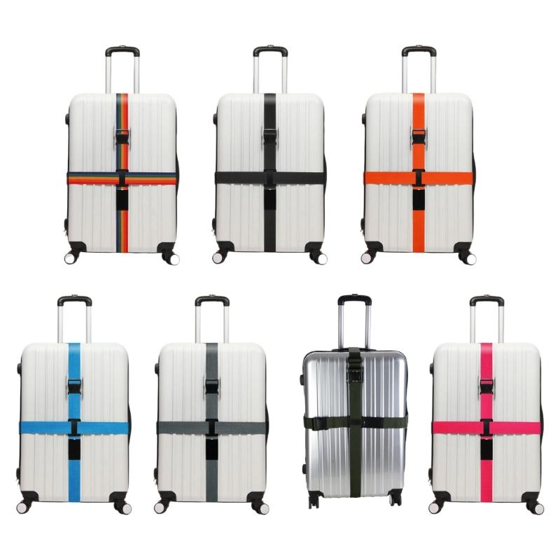 Luggage Strap Adjustable Suitcase Belt Durable Packing Strap with Quick Release Buckle Travel Accessorises for Men Women