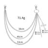 Silver Belt Chain Female Waist Cross Sword Sun Metal Belts For Women Dress Waistband Gothic Jeans Accessory Long Ketting Riem