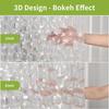 PEVA Waterproof Shower Curtain - Thickened, No-Punch, Simple Partition for Bathroom or Dormitory