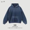 Unisex Oversized Used Washed Hoodie Streetwear Baumwoll-Sweatshirt Winter Freizeit Lockerer Schnitt