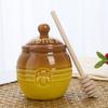 1 Set Ceramic Honey Jar, Ceramic Honey Storage Jar, Sugar Storage Tank with Lid, Honey Storage Container, Honey Jar, Jam Storage Container, Ceramic Gi