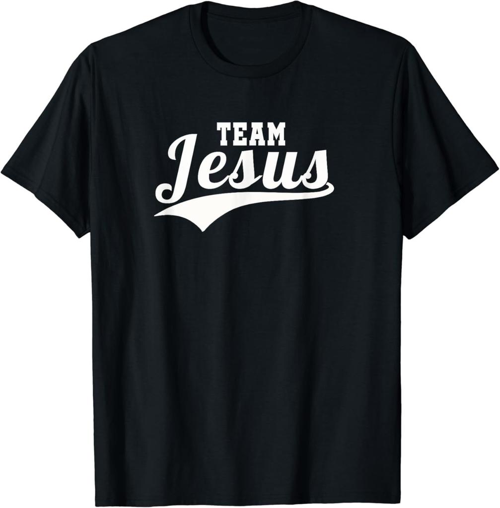 Lustiges Team Jesus Christlicher Glaube Beten Gott Religiöses T-Shirt Lustige Jesus Kleidung Baumwoll-T-Shirts für Herren Grafik-T-Shirts