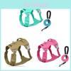 Zooland Pet Harness With Reflective Fastdry Nylon For Dogs