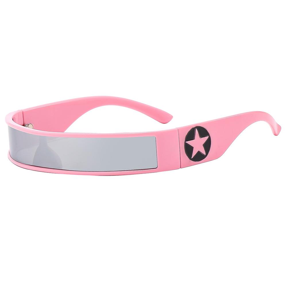 JYL TS Narrow Frame Sunglasses Futuristic Style For Street Shooting 68177