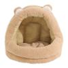 Doghouse Four Seasons Pet Nest Autumn and Winter New Teddy Fleece Semi-closed Bear Slippers Pet Cat Nest