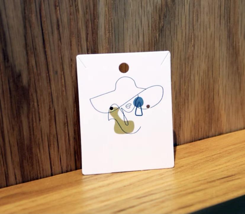 100PCS Paperboard Necklace Paper Card Beauty Jewelry Cardboard Earring Display Card  Jewelry Packing