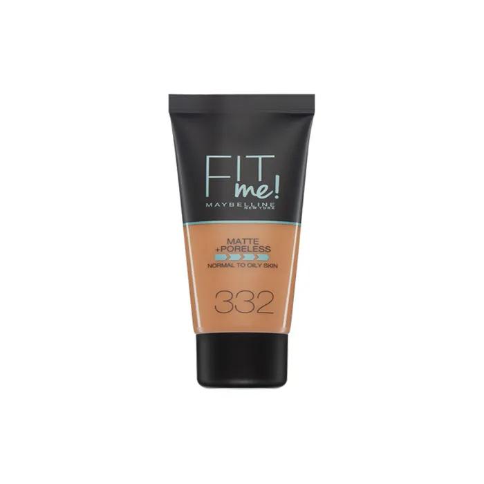 Maybelline Fit Me Matte  Poreless Foundation 332 Golden Caramel 30ml