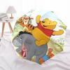 Winnie-the-Pooh, Friendship Themed Automatic Opening and Closing Umbrella, Brightly Colored 8-rib Portable Umbrella, Suitable for Men and Women, A Per