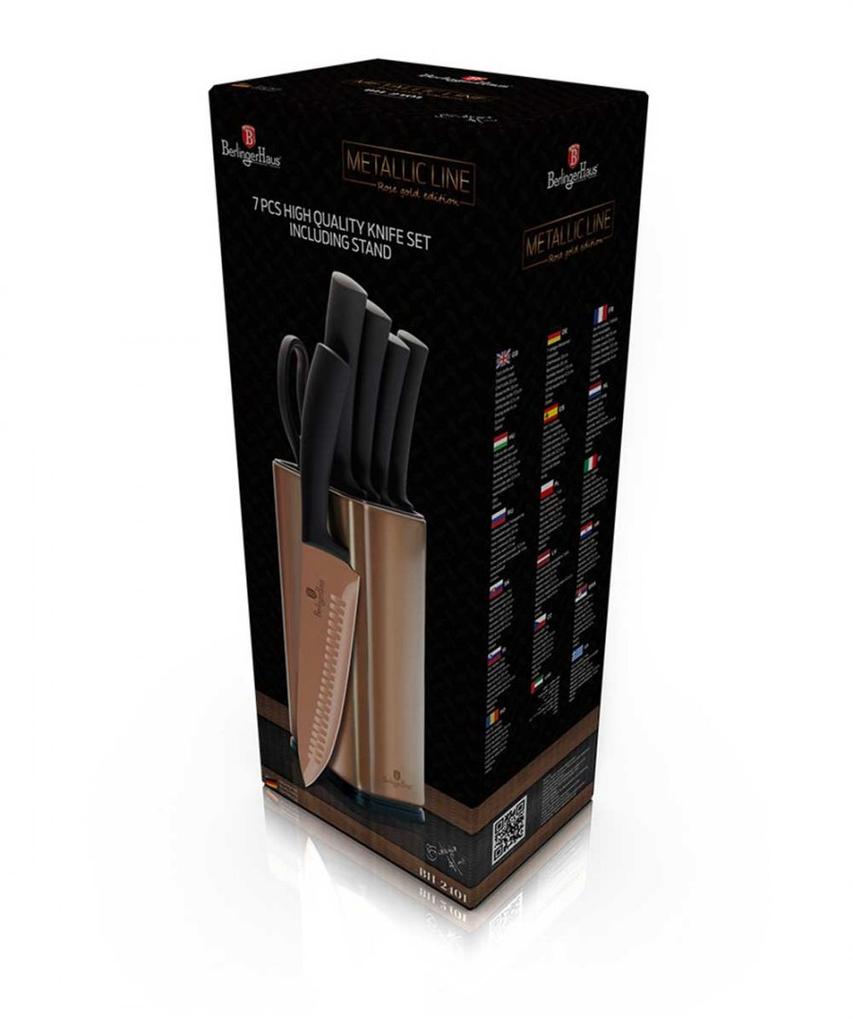 BERLINGER HAUS BH-2401 Rose Gold Knife Set
