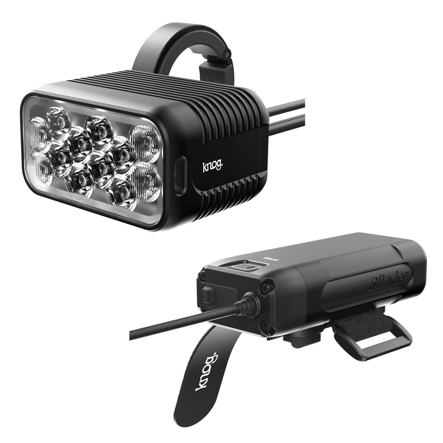 

KNOG BLINDER X 1800 Cycling Ideal for Long and Night 1800 Lumens Japanese High-Output Light, Rides, 10,000mAh, [Official Product] чёрный