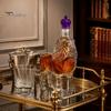 Regali Maschili per Bar Bicchiere Dispenser per Whiskey a Forma di Leone, Dispenser Liquori Unico, Bottiglia Dispenser Unica per Conservazione Alcolici, Caraffa da Esposizione per Carrello da Bar,