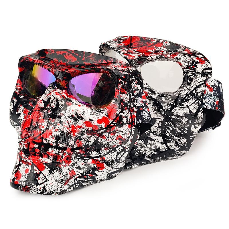 Glasses Water Turning Ghost Head Goggles Mask Motorcycle Riding Mask Windproof Warm Outdoor Protection