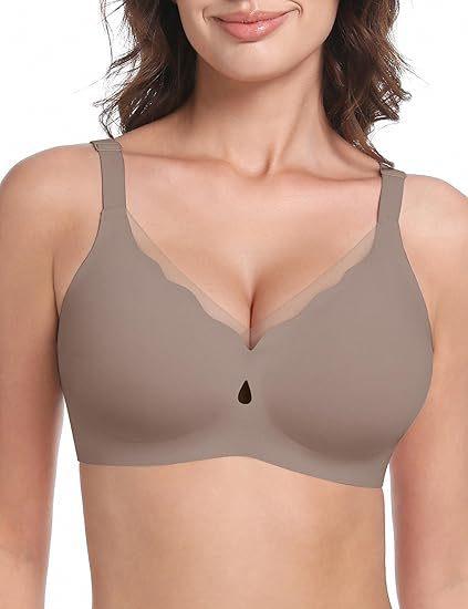 Large Size Seamless Wavy Bra Without Steel Ring Soft Support Anti-sagging Breast Collection Sexy Underwear Women