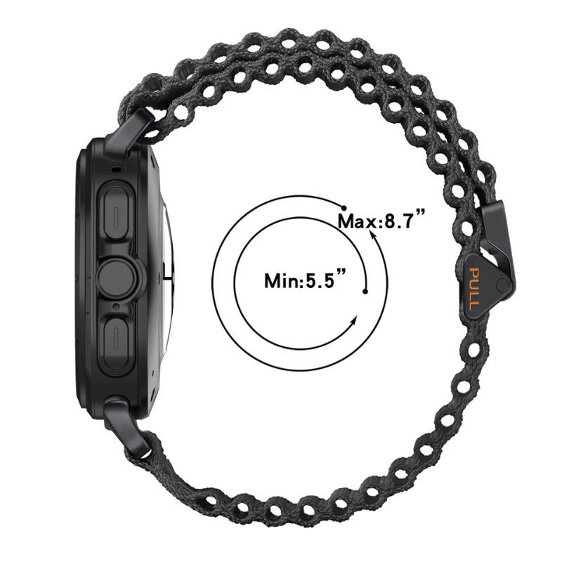 Trail Band for Samsung Galaxy Watch Ultra 47mm Nylon Loop Strap for Galaxy Watch LTE 47MM No Gaps Quick Fit Bracelet Accessories