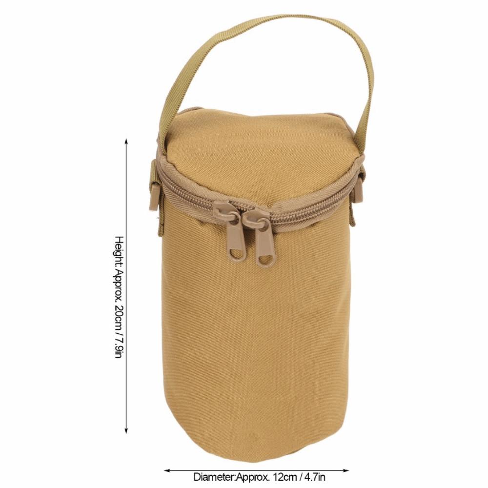 With Shoulder Strap Gas Cylinder Cover Portable Propane Tank Carrying Bag Cookware Storage хаки